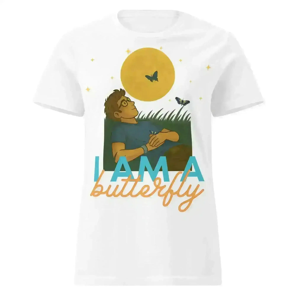 Something Corporate Me And The Moon Inspired - Fitted Tee - Cady Creations