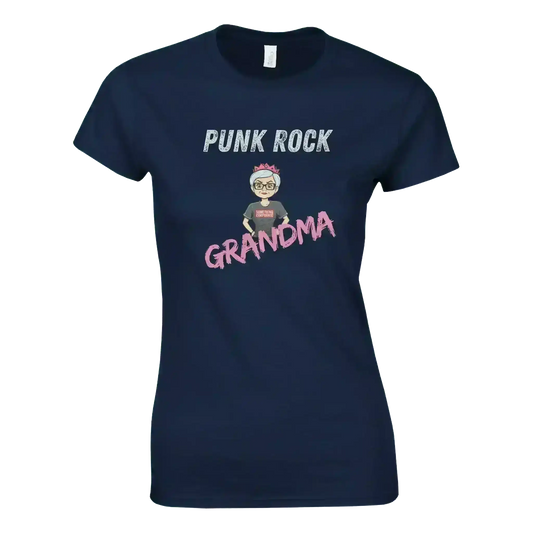 Something Corporate Punk Rock Grandma - Fitted Tee - Cady Creations