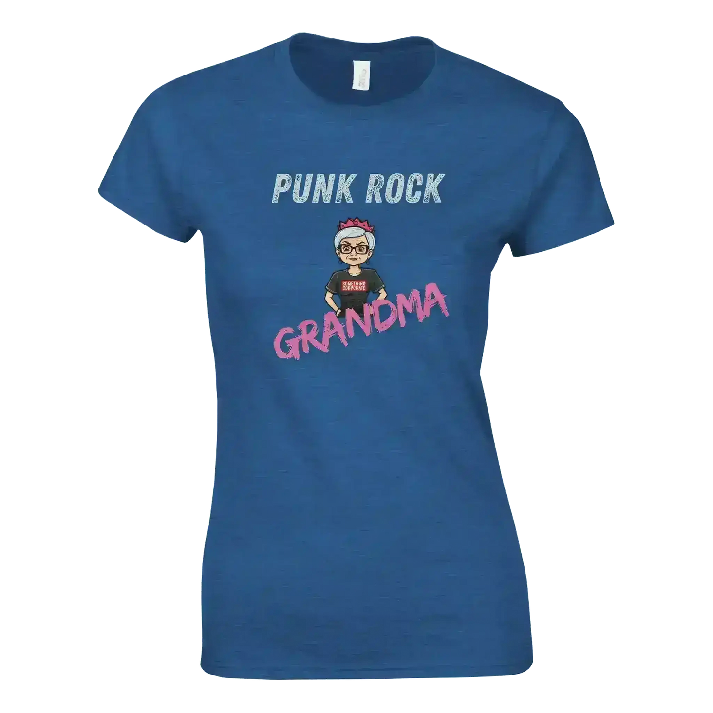 Something Corporate Punk Rock Grandma - Fitted Tee - Cady Creations