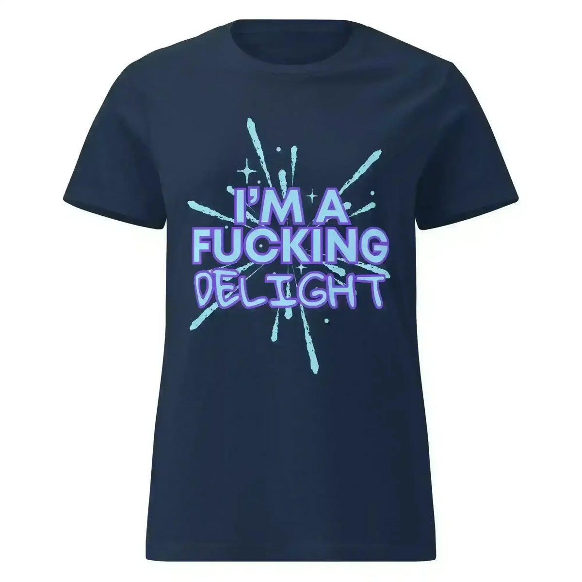 Sparkling Delight Attitude - Fitted Tee - Cady Creations