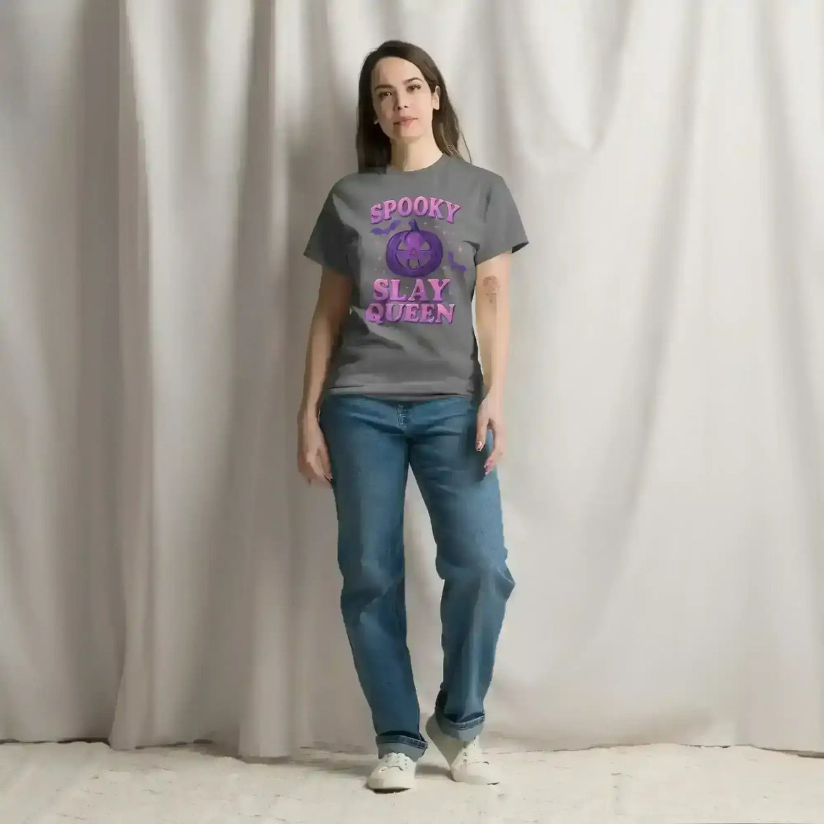 Spooky Slay Queen Unisex Tee - Spooky Season Halloween Humor - Cady Creations