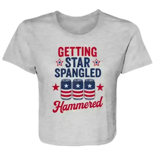 Star Spangled Hammered - Crop Top - Cady Creations
