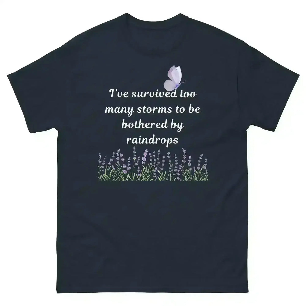 Survived Storms Butterfly Garden - Unisex Tee - Cady Creations