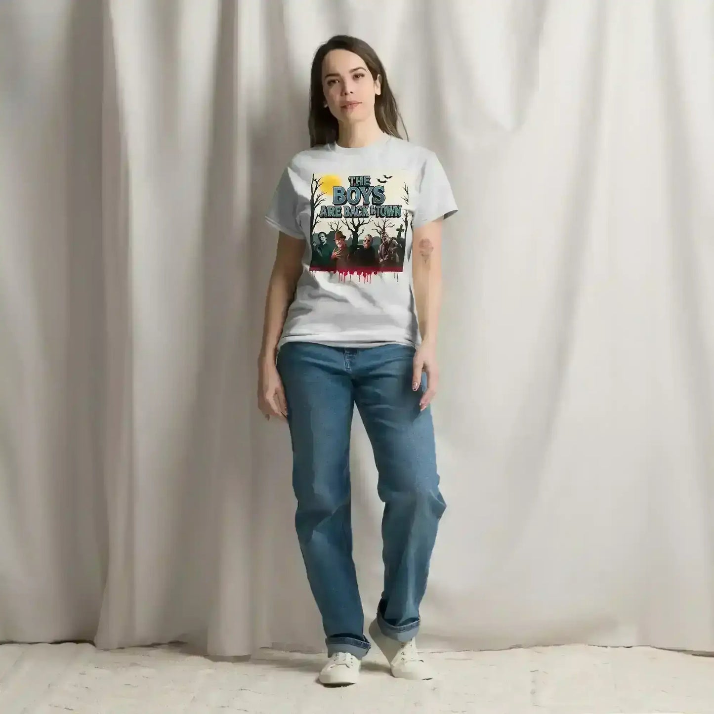 The Boys Are Back In Town Unisex Tee - Spooky Season Horror Collection - Cady Creations