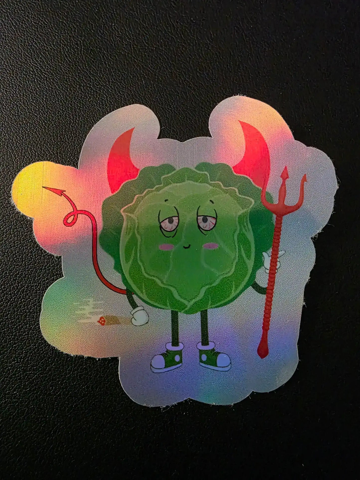 The Devil’s Lettuce - Premium Vinyl Sticker - Cady Creations
