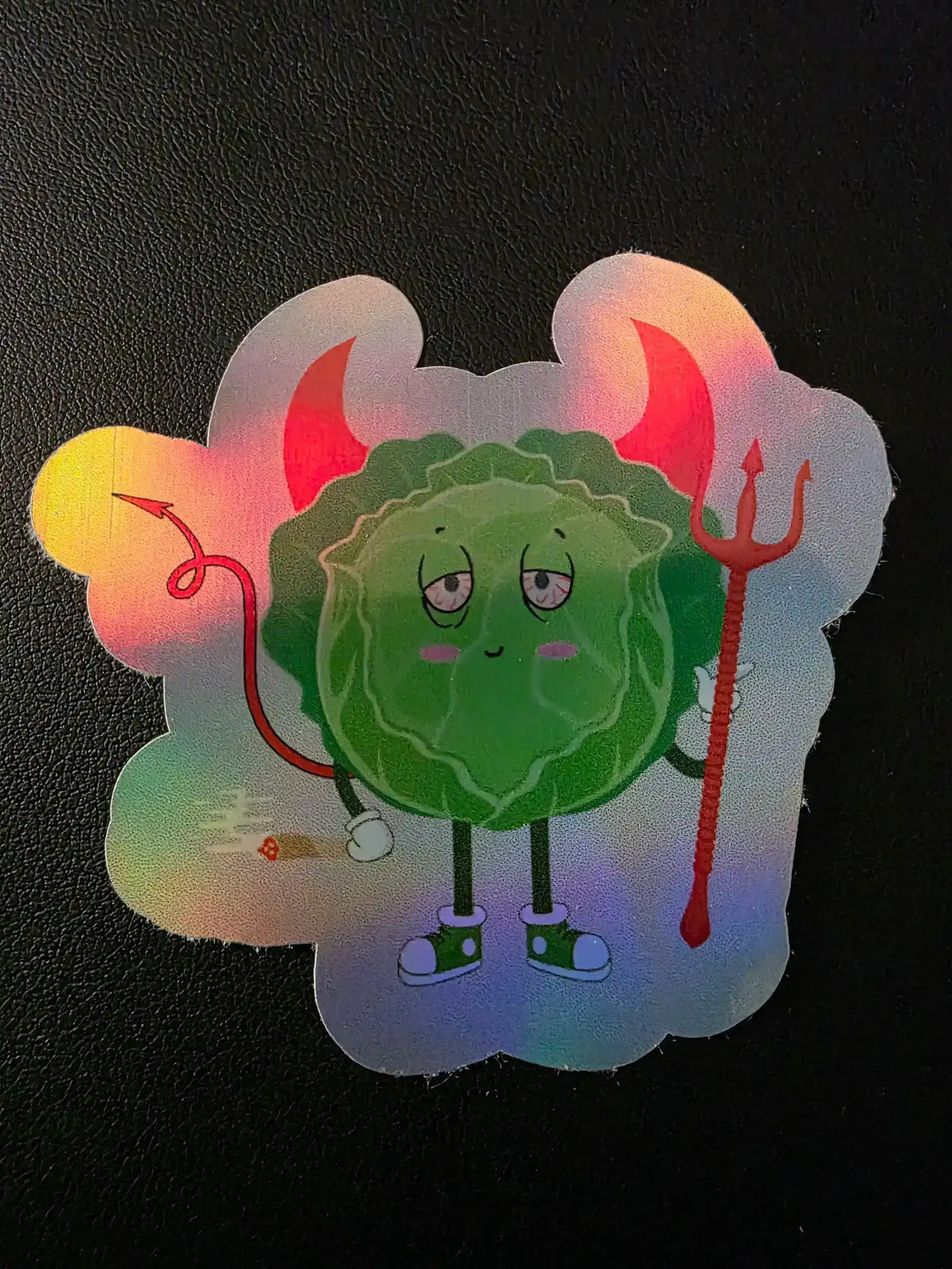 The Devil’s Lettuce - Premium Vinyl Sticker - Cady Creations