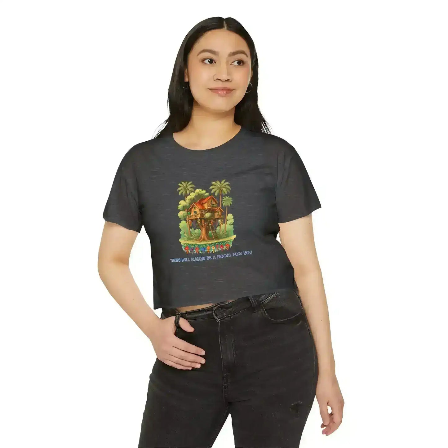 "There Will Always Be A Room For You" - Andrew McMahon in the Wilderness House in the Trees Lyric Inspired Crop Top - Cady Creations