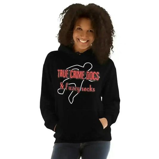 True Crime Docs & Fuzzy Socks - Pullover Hoodie - Cady Creations