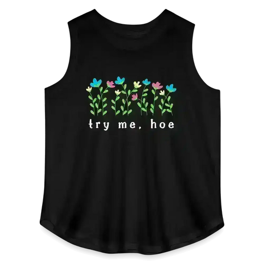 Try Me Hoe - Curvy Tank - Cady Creations