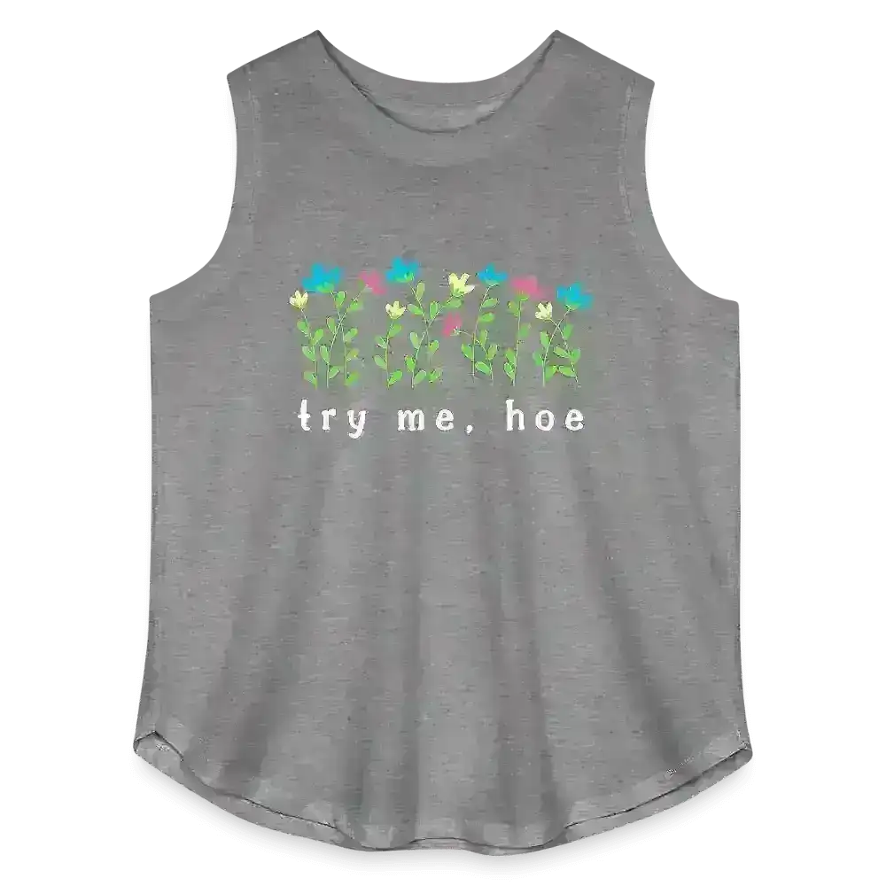 Try Me Hoe - Curvy Tank - Cady Creations