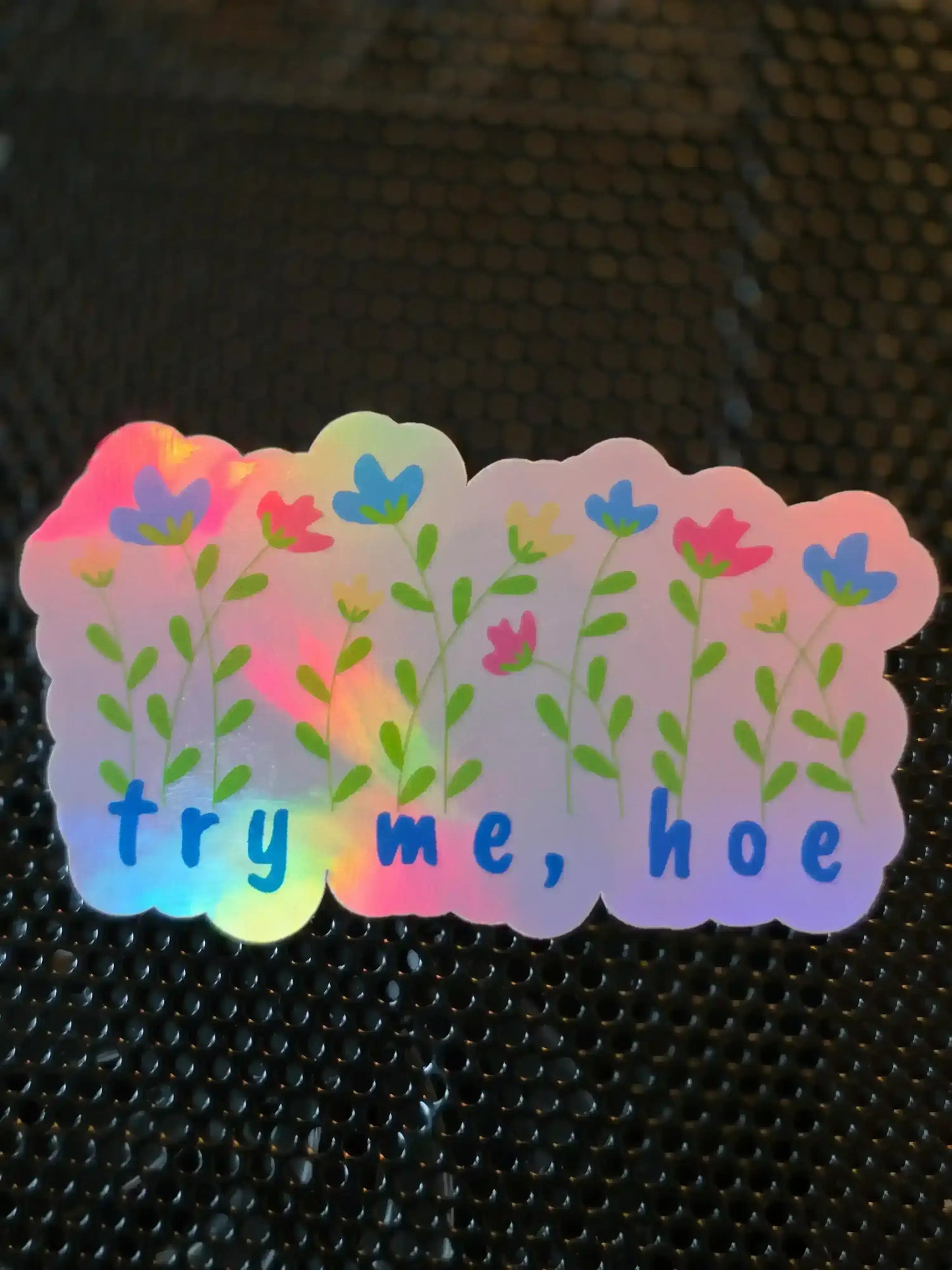 Try Me Hoe - Premium Vinyl Sticker - Cady Creations