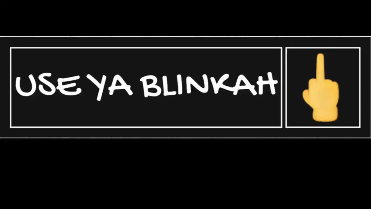 Use Ya Blinkah - Car Magnet - Cady Creations