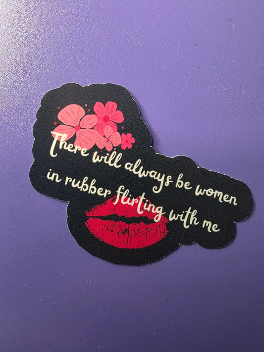 Women In Rubber Rent Inspired - Premium Vinyl Sticker - Cady Creations