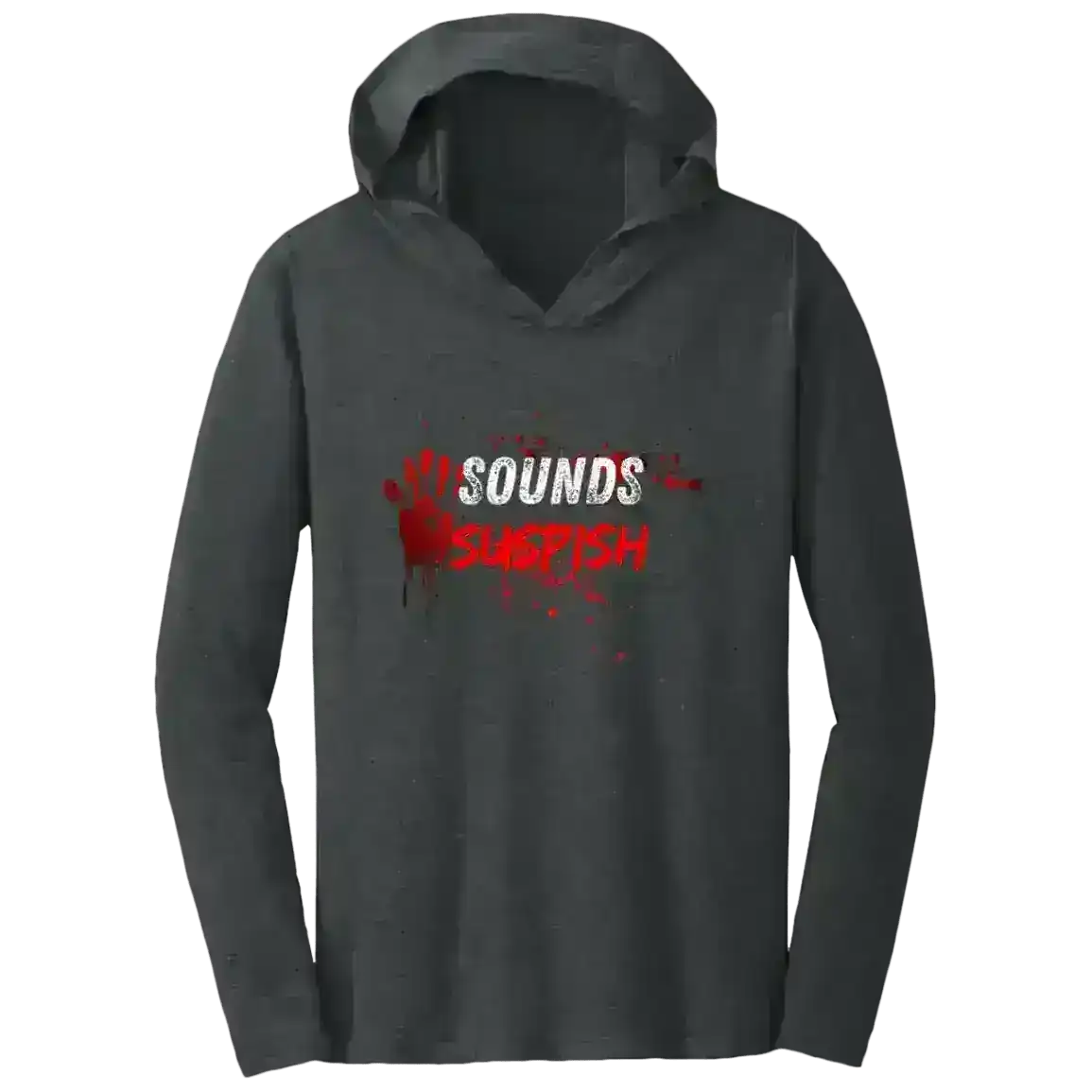 Sounds Suspish True Crime Blood Splatter Tee Shirt Hoodie - Cady Creations
