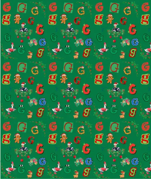 Alphabet Wrapping Paper Collection
