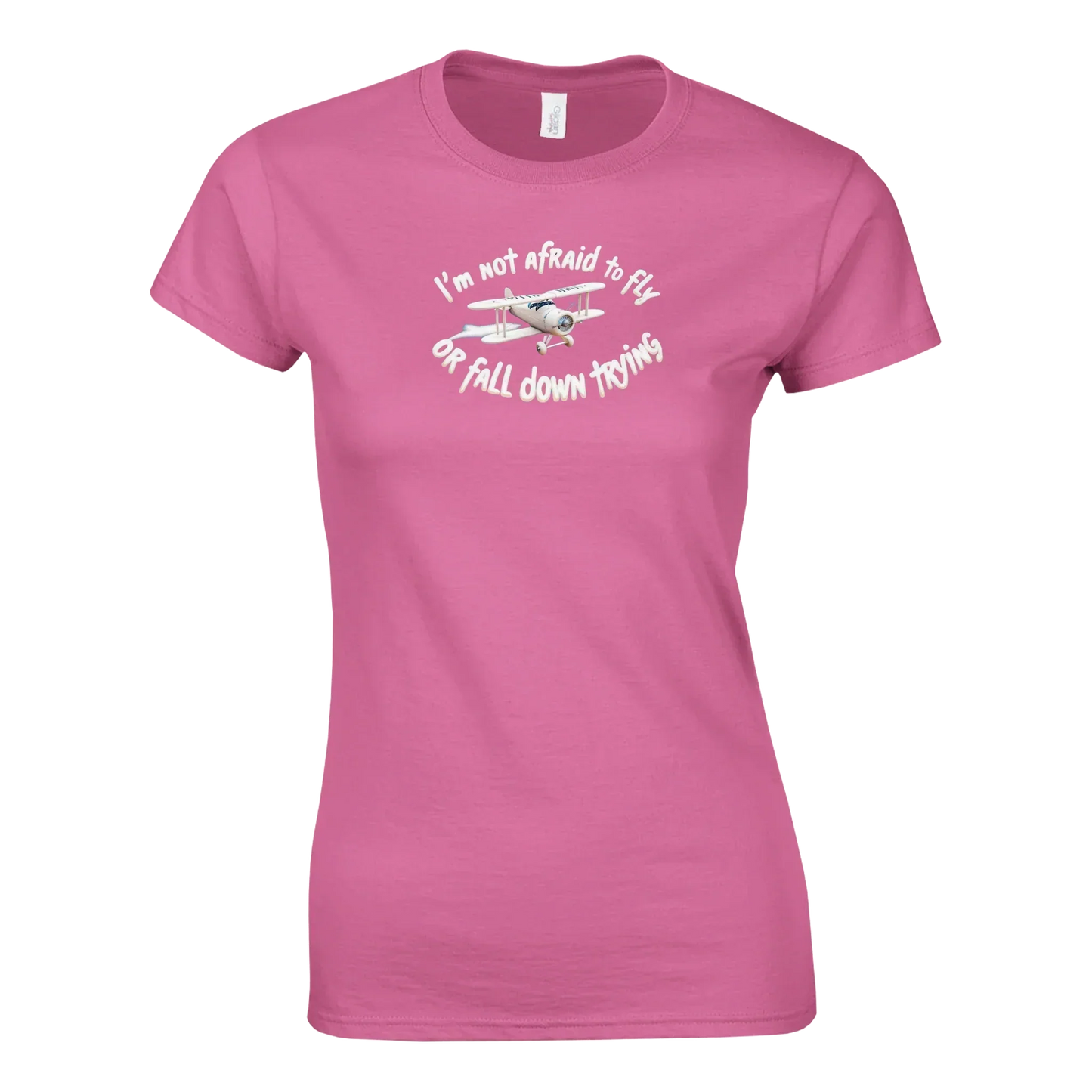 Skywriting Women's Graphic Tee with inspiring quote.