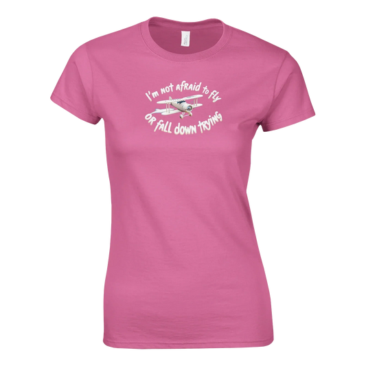 Skywriting Women's Graphic Tee with inspiring quote.