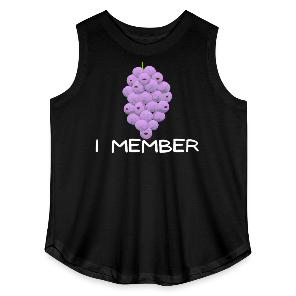 I Member - Women’s Curvy Tank - black