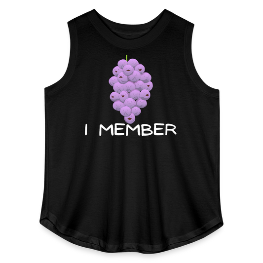 I Member - Women’s Curvy Tank - black