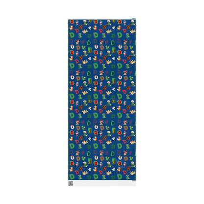 "D" Christmas Wrapping Paper – Alphabet Gift Swap Collection