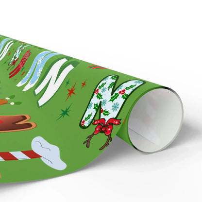"N" Christmas Wrapping Paper – Alphabet Gift Swap Collection
