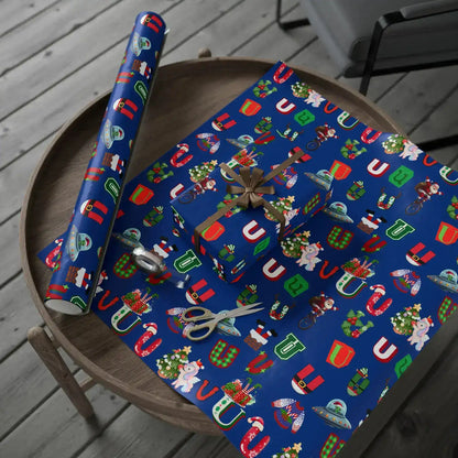 "U" Christmas Wrapping Paper – Alphabet Gift Swap Collection