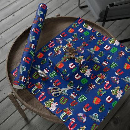 "U" Christmas Wrapping Paper – Alphabet Gift Swap Collection