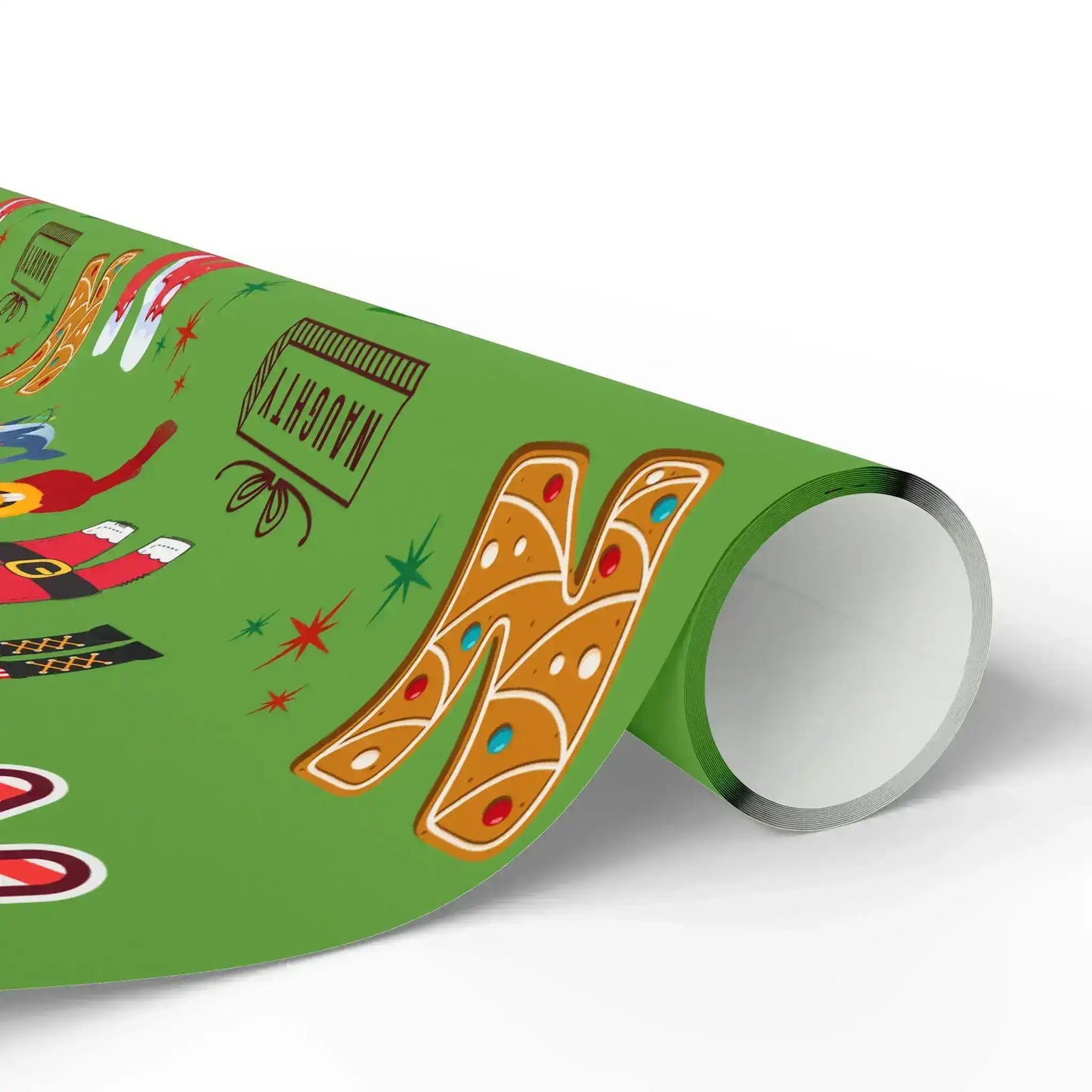 "N" Christmas Wrapping Paper – Alphabet Gift Swap Collection