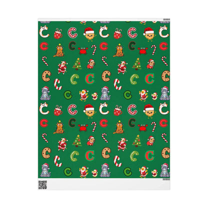 "C" Christmas Wrapping Paper – Alphabet Gift Swap Collection