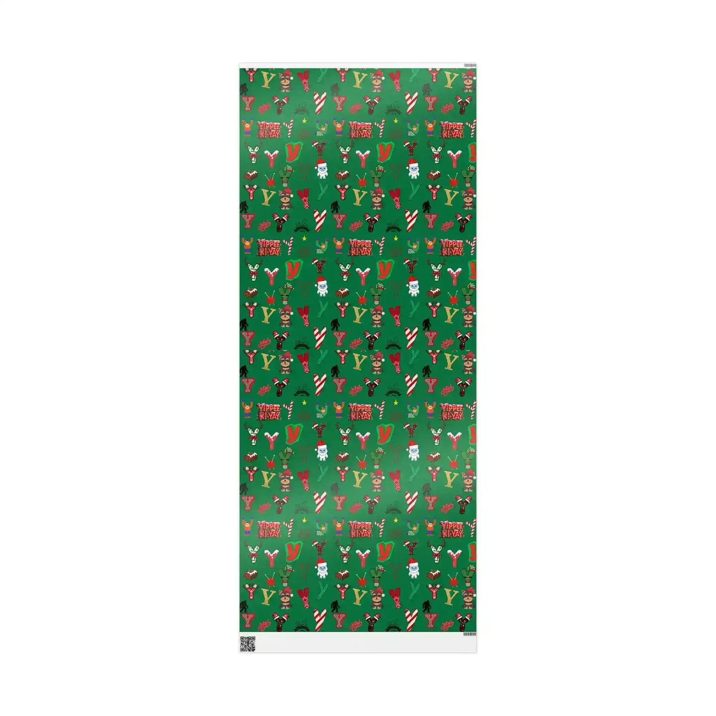 "Y" Yippee-Ki-Yay Christmas Wrapping Paper – Alphabet Gift Swap Collection