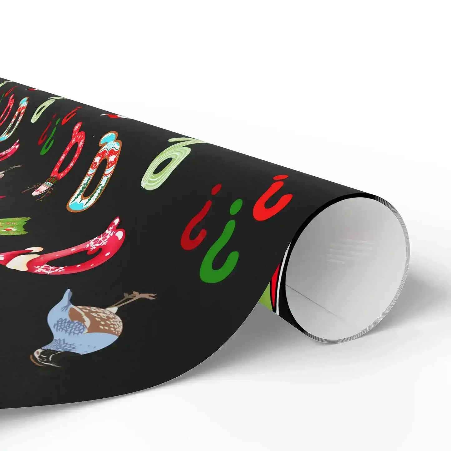 "Q" Christmas Wrapping Paper – Alphabet Gift Swap Collection