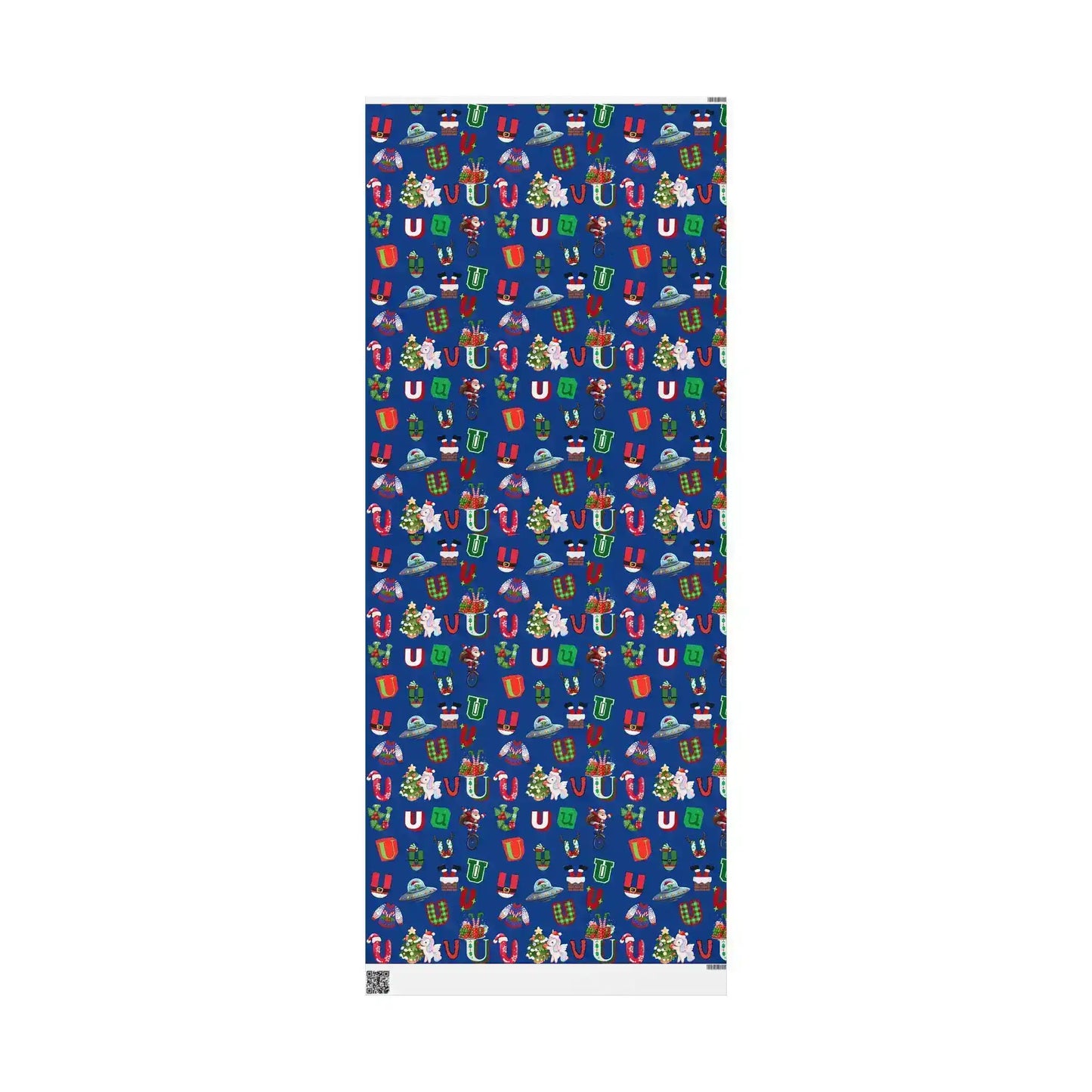 "U" Christmas Wrapping Paper – Alphabet Gift Swap Collection