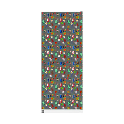"E" Christmas Wrapping Paper – Alphabet Gift Swap Collection