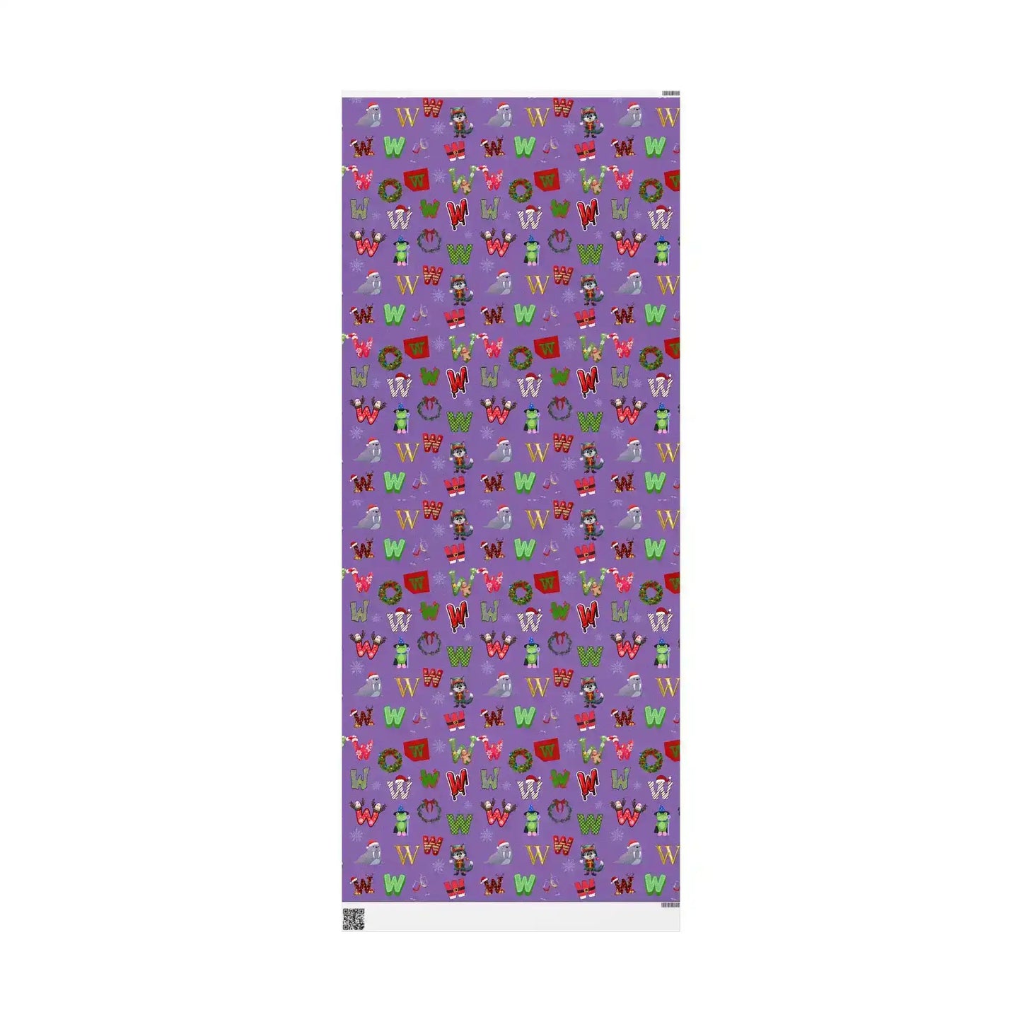 "W" Christmas Wrapping Paper – Alphabet Gift Swap Collection