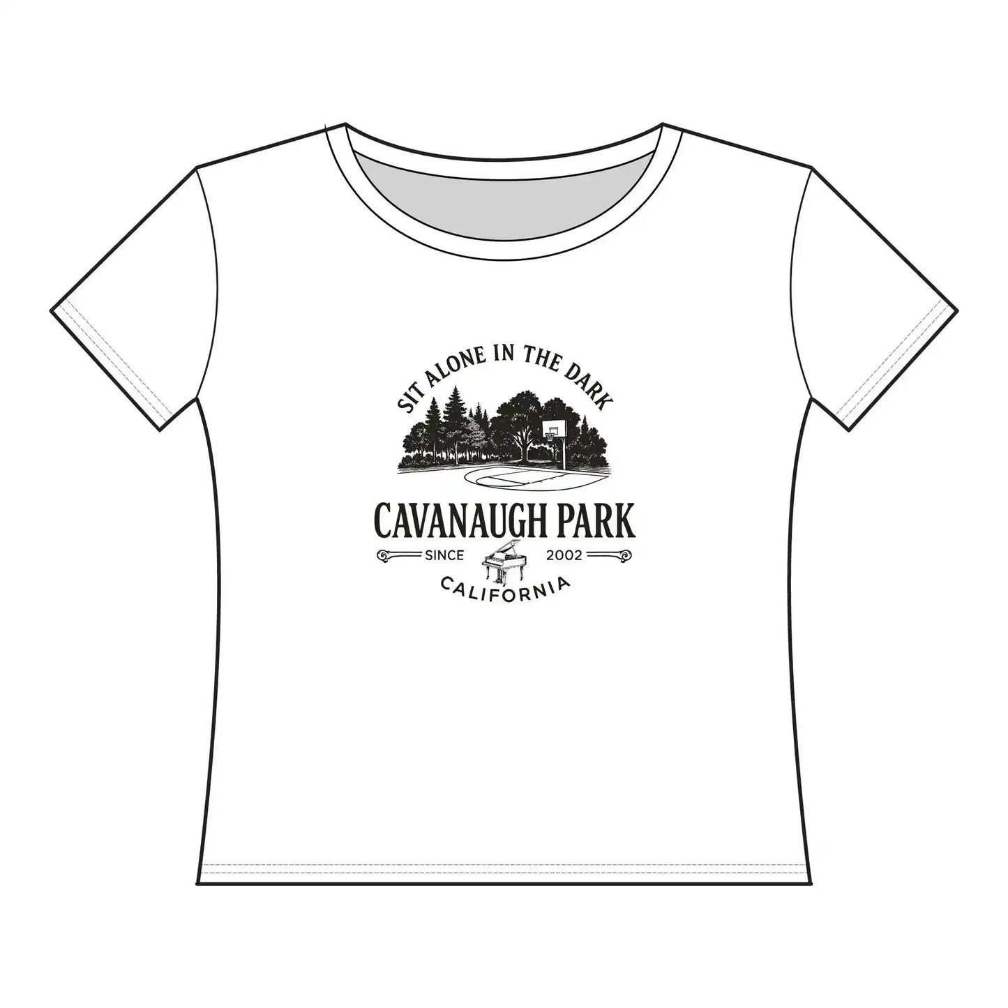 Something Corporate Cavanaugh Park Inspired - Women's Curvy Tee