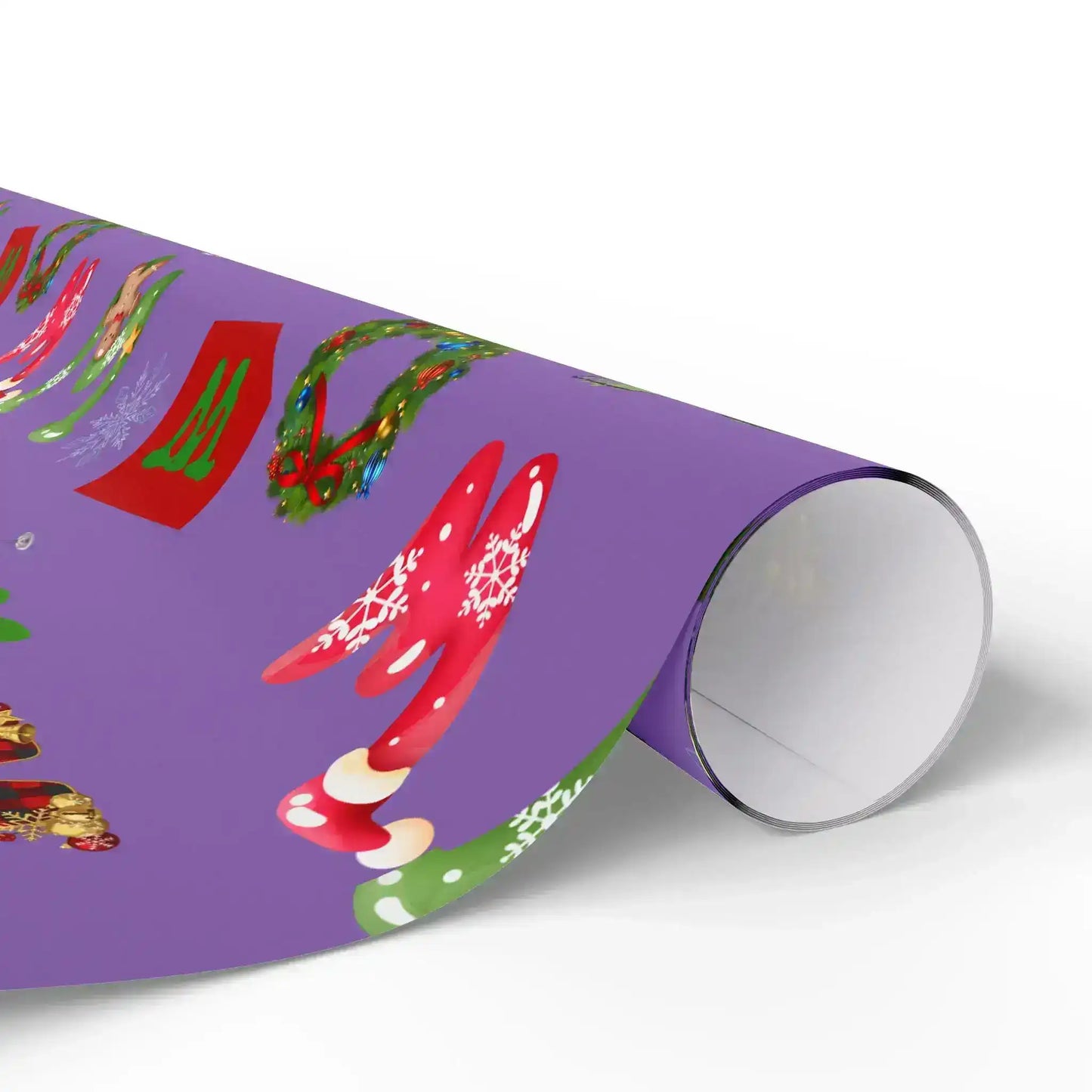 "W" Christmas Wrapping Paper – Alphabet Gift Swap Collection