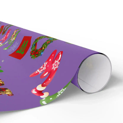 "W" Christmas Wrapping Paper – Alphabet Gift Swap Collection