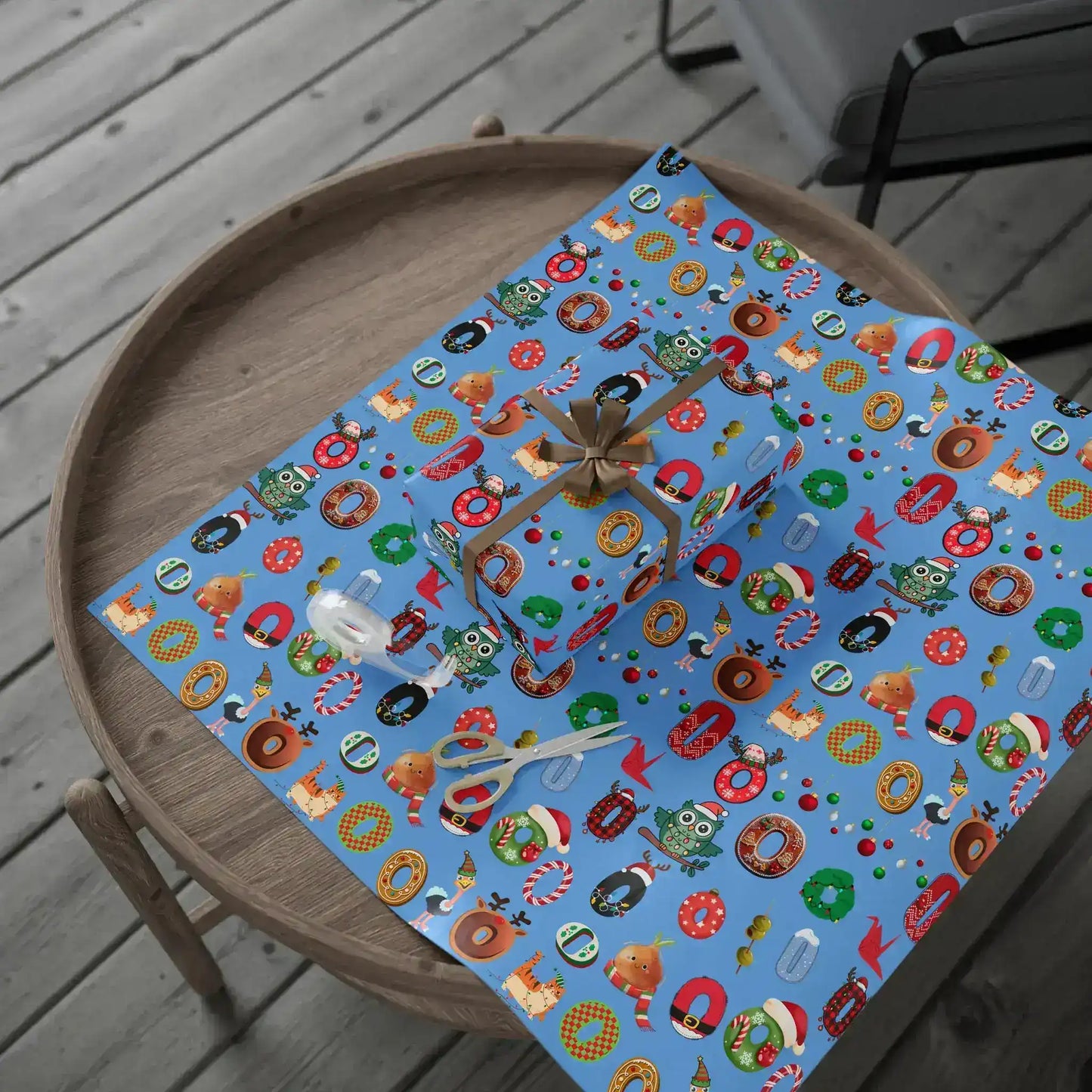"O" Christmas Wrapping Paper – Alphabet Gift Swap Collection