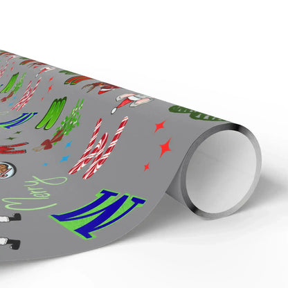 "M" Christmas Wrapping Paper – Alphabet Gift Swap Collection