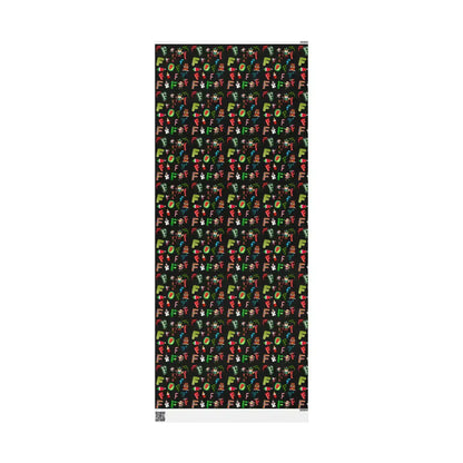 "F" Christmas Wrapping Paper – Alphabet Gift Swap Collection