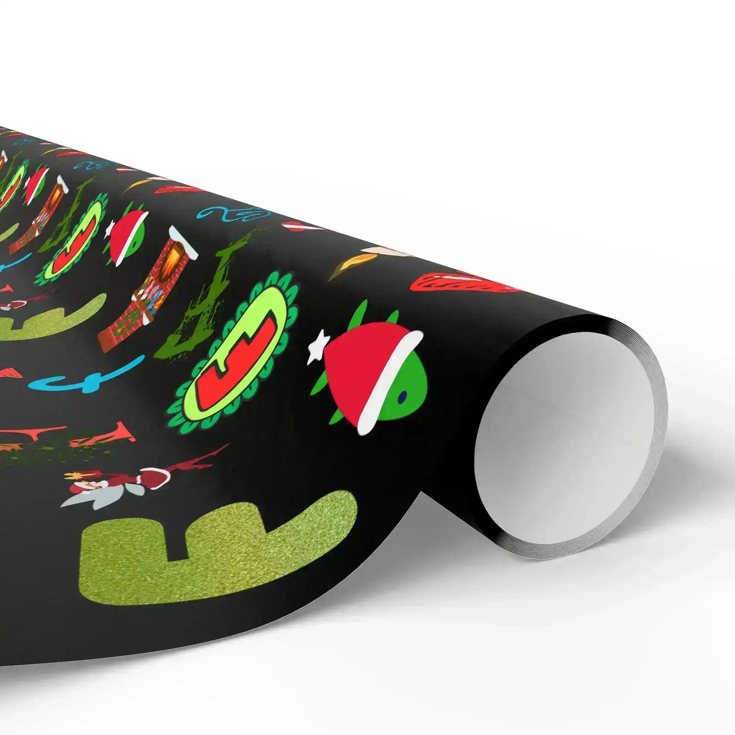 "F" Christmas Wrapping Paper – Alphabet Gift Swap Collection