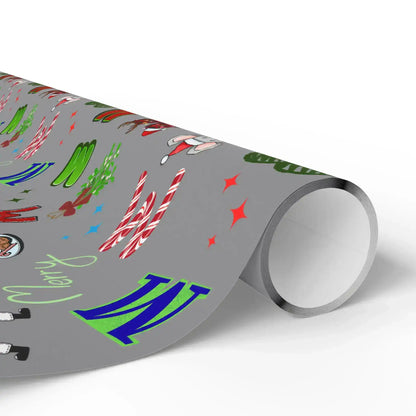 "M" Christmas Wrapping Paper – Alphabet Gift Swap Collection