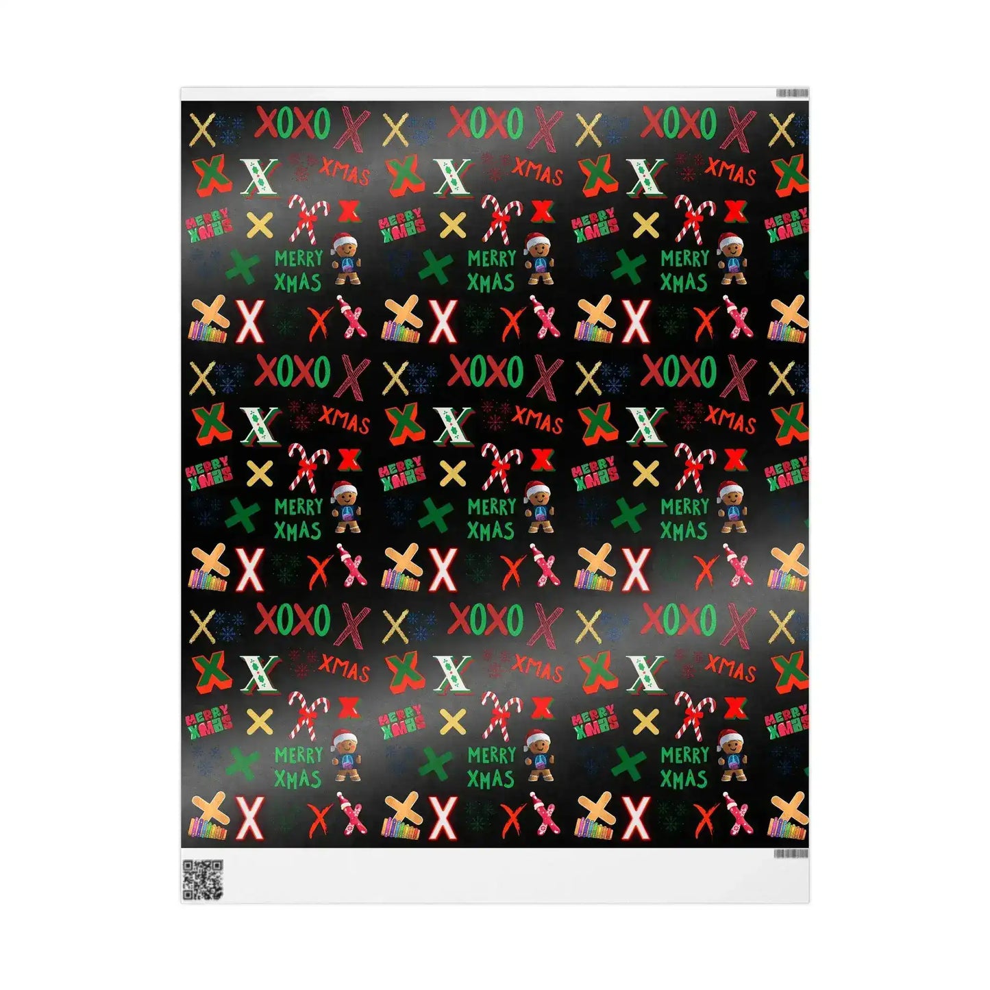 "X" Christmas Wrapping Paper – Alphabet Gift Swap Collection