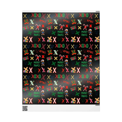 "X" Christmas Wrapping Paper – Alphabet Gift Swap Collection
