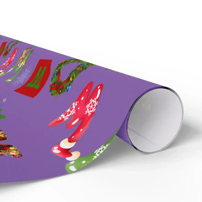 "W" Christmas Wrapping Paper – Alphabet Gift Swap Collection
