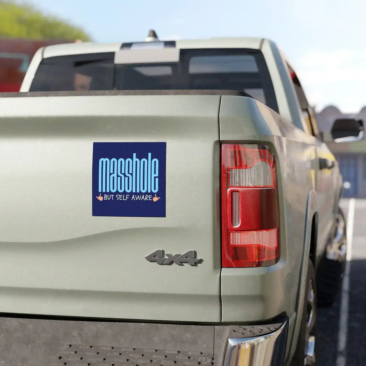 Masshole (But Self-Aware) | Funny New England Car Magnet