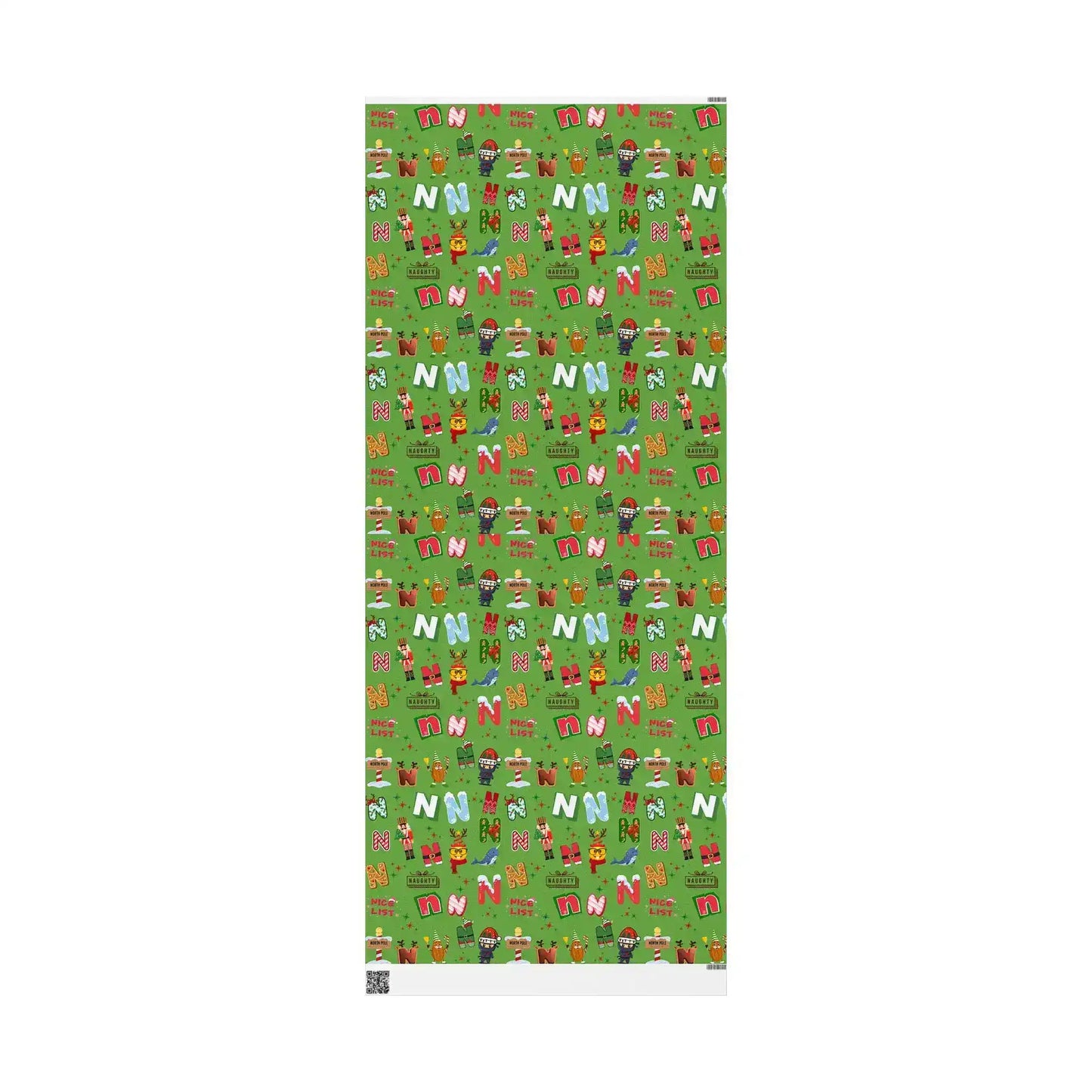 "N" Christmas Wrapping Paper – Alphabet Gift Swap Collection