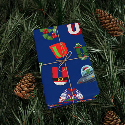 "U" Christmas Wrapping Paper – Alphabet Gift Swap Collection
