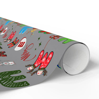 "M" Christmas Wrapping Paper – Alphabet Gift Swap Collection