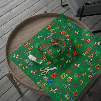 "G" Christmas Wrapping Paper – Alphabet Gift Swap Collection